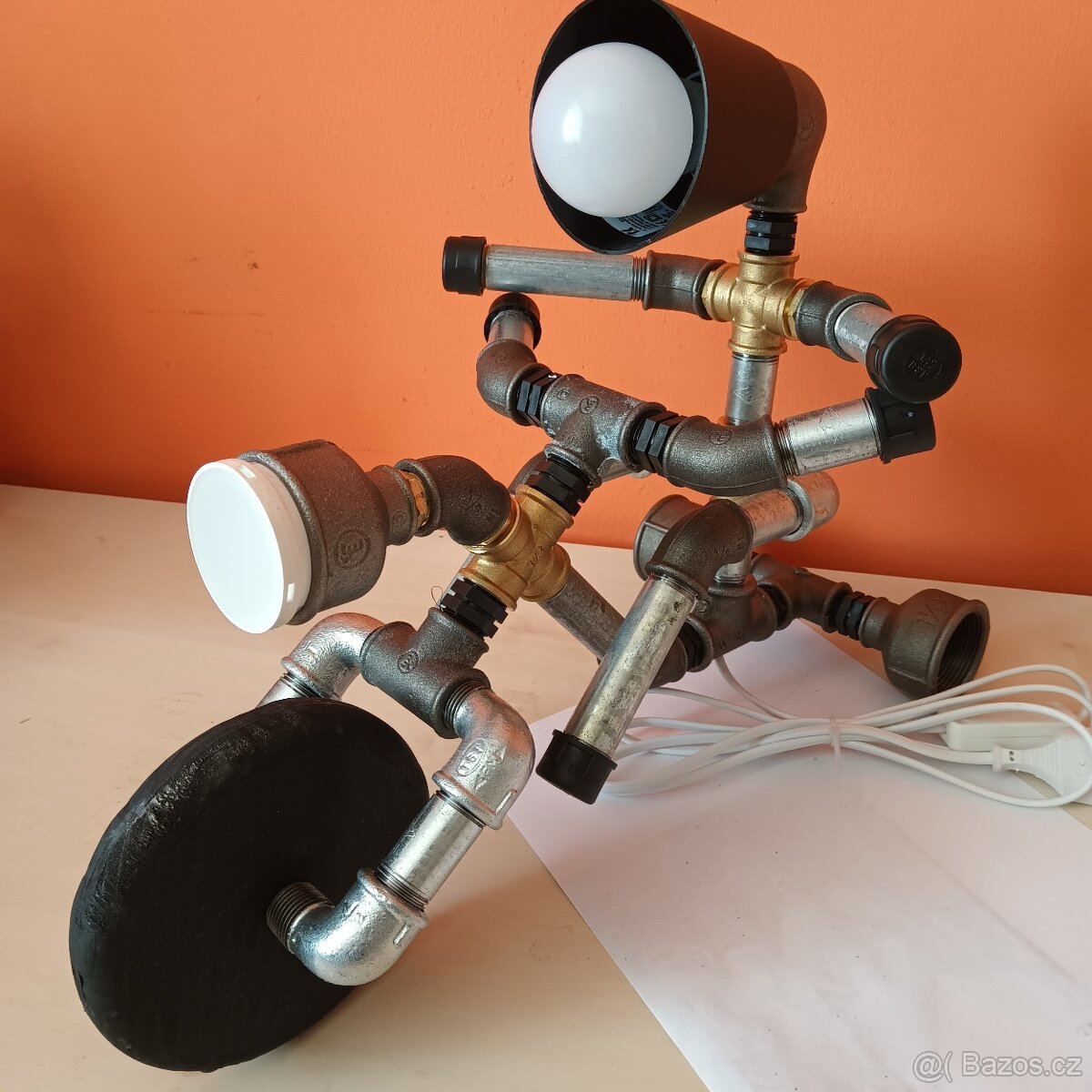 Dekorace robot lampy - 6