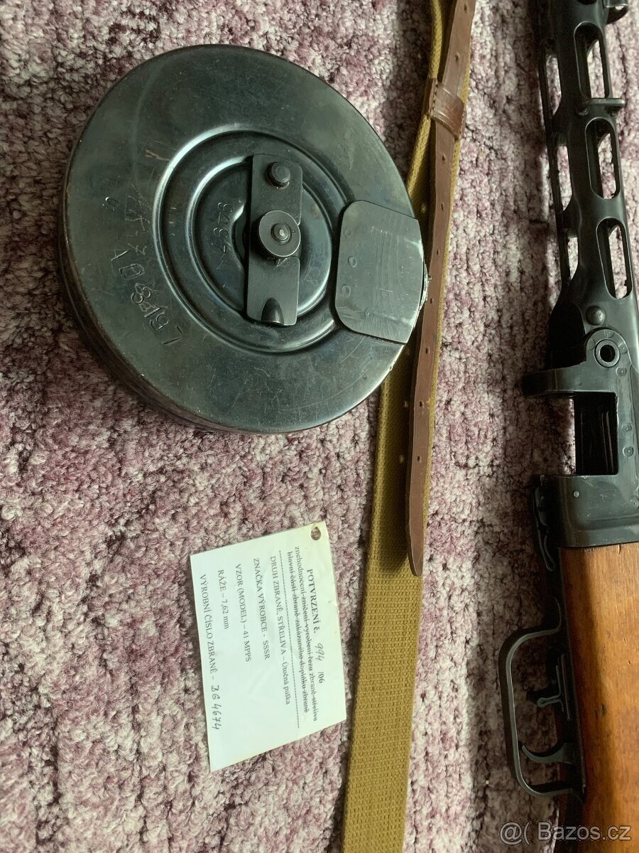 Znehodnocený samopal PPS 41 Spagin - 6