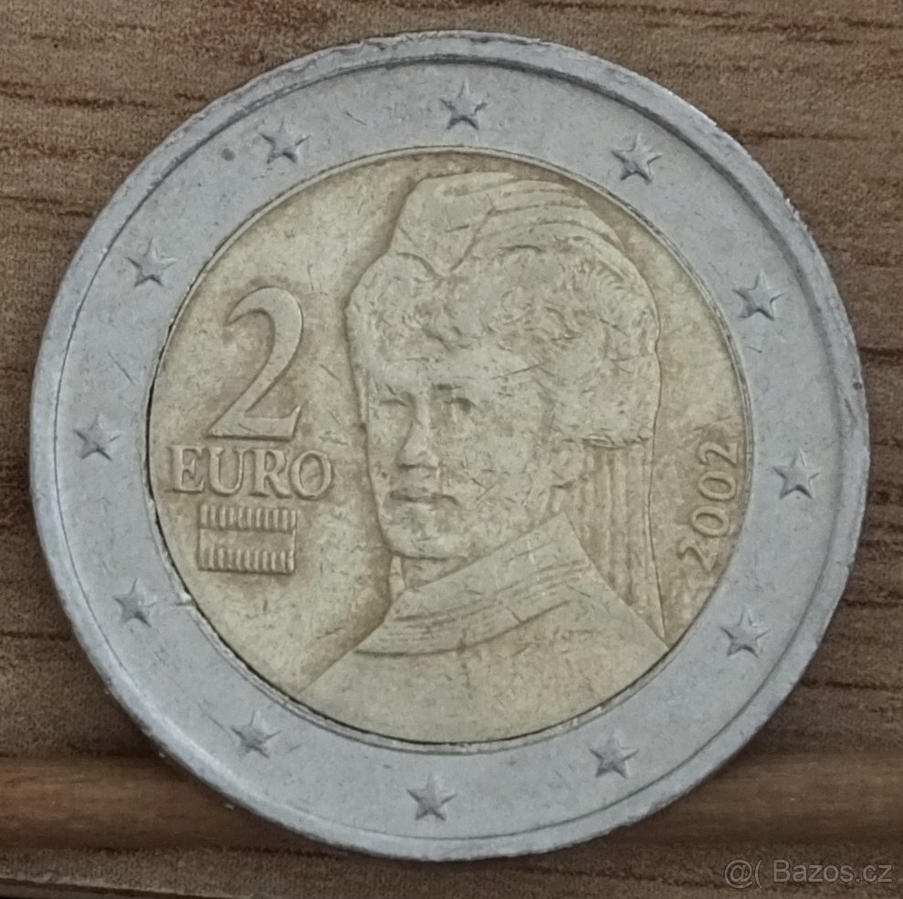 2 Euro Rakousko 2002 pšeničnoražba , cenu ponuknite. - 6