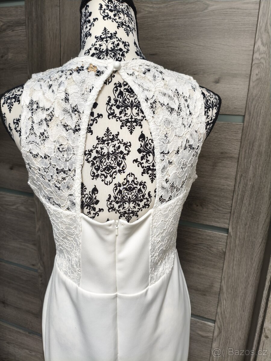Bílé krajkové šaty zn. LIPSY vel. 42/44 - 6