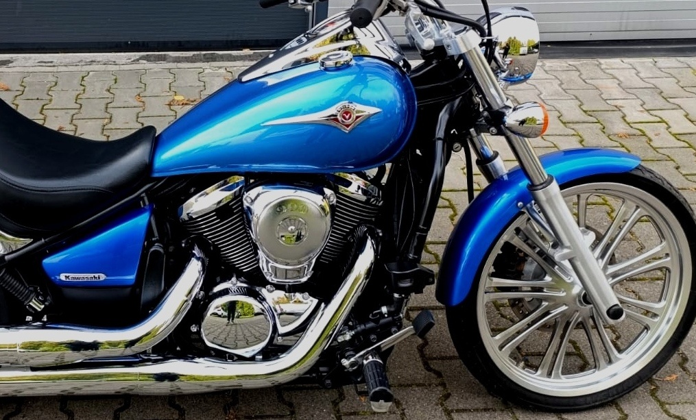 KAWASAKI VN 900 CUSTOM , - r..2008, TOP, krásny stav, 9.000 - 6