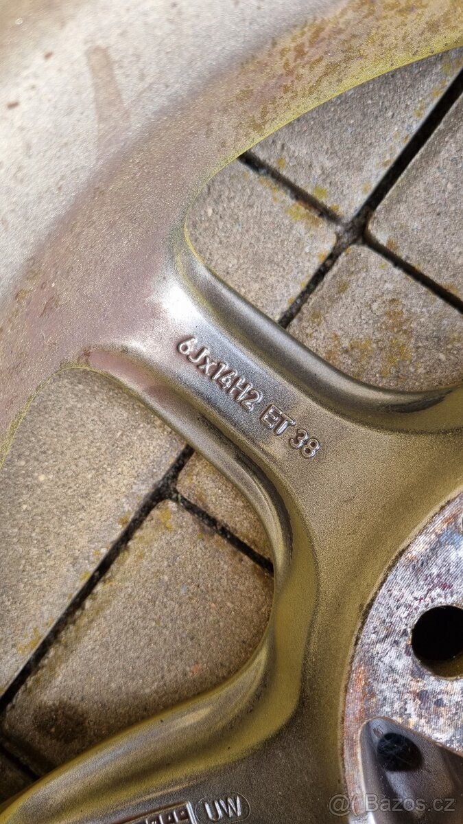 Kola Rial zlaté 4x98 14" - 6