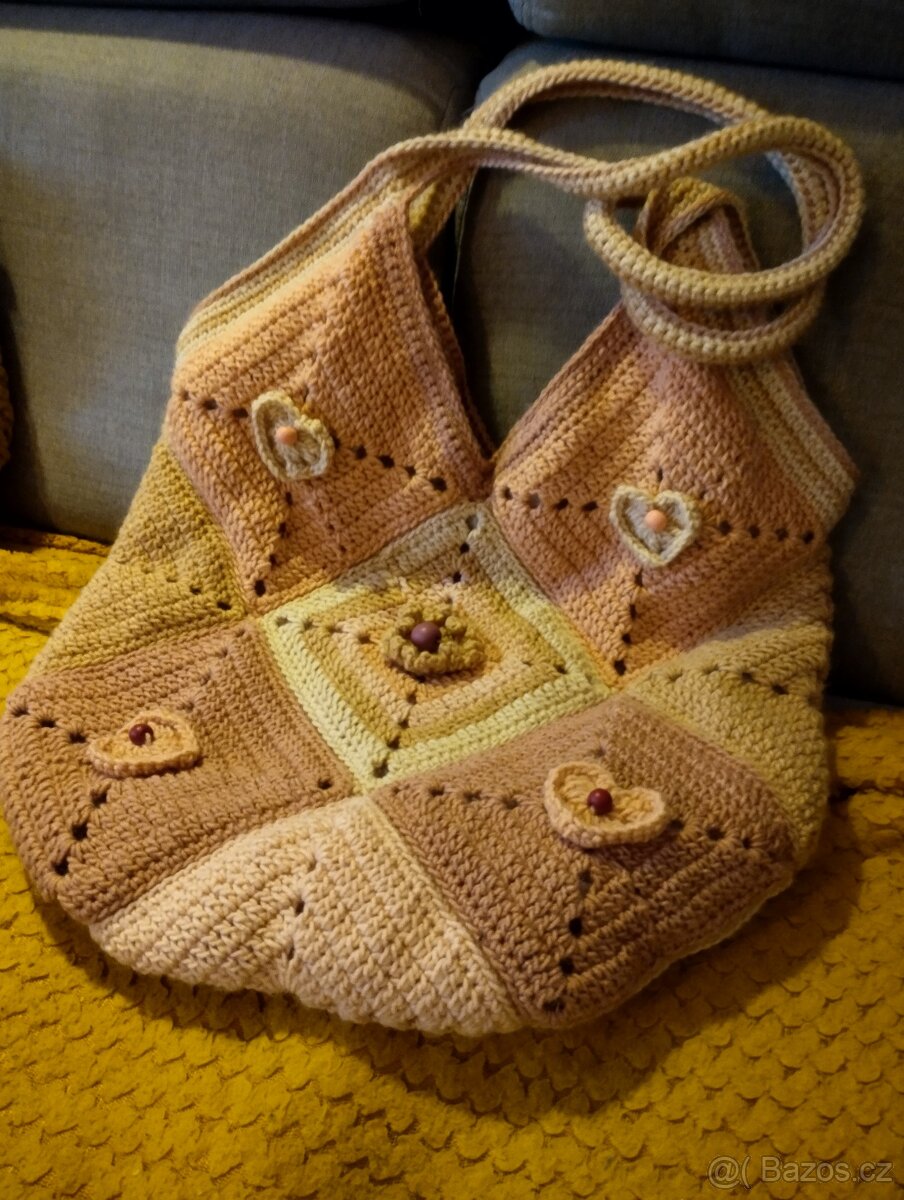 Háčkovaná kabelka - 6