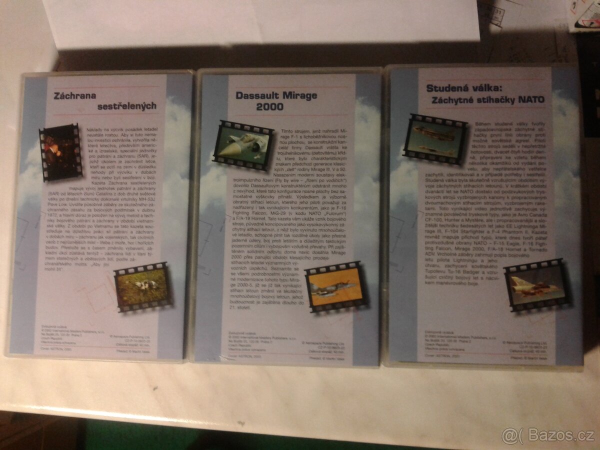 Vojenské letecké VHS kazety - 6