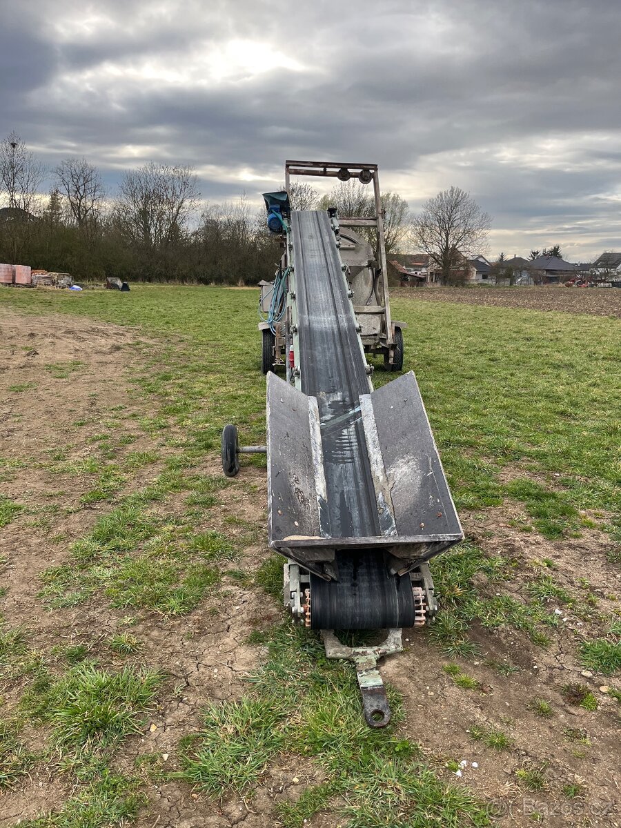 Pásový dopravník a míchačka - 6