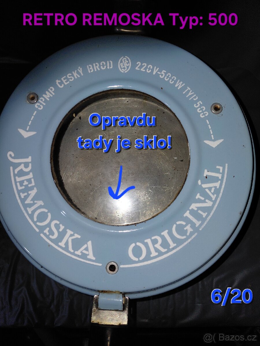 Sběratelský unikát: Retro Remoska (1967) Typ 500 - 6