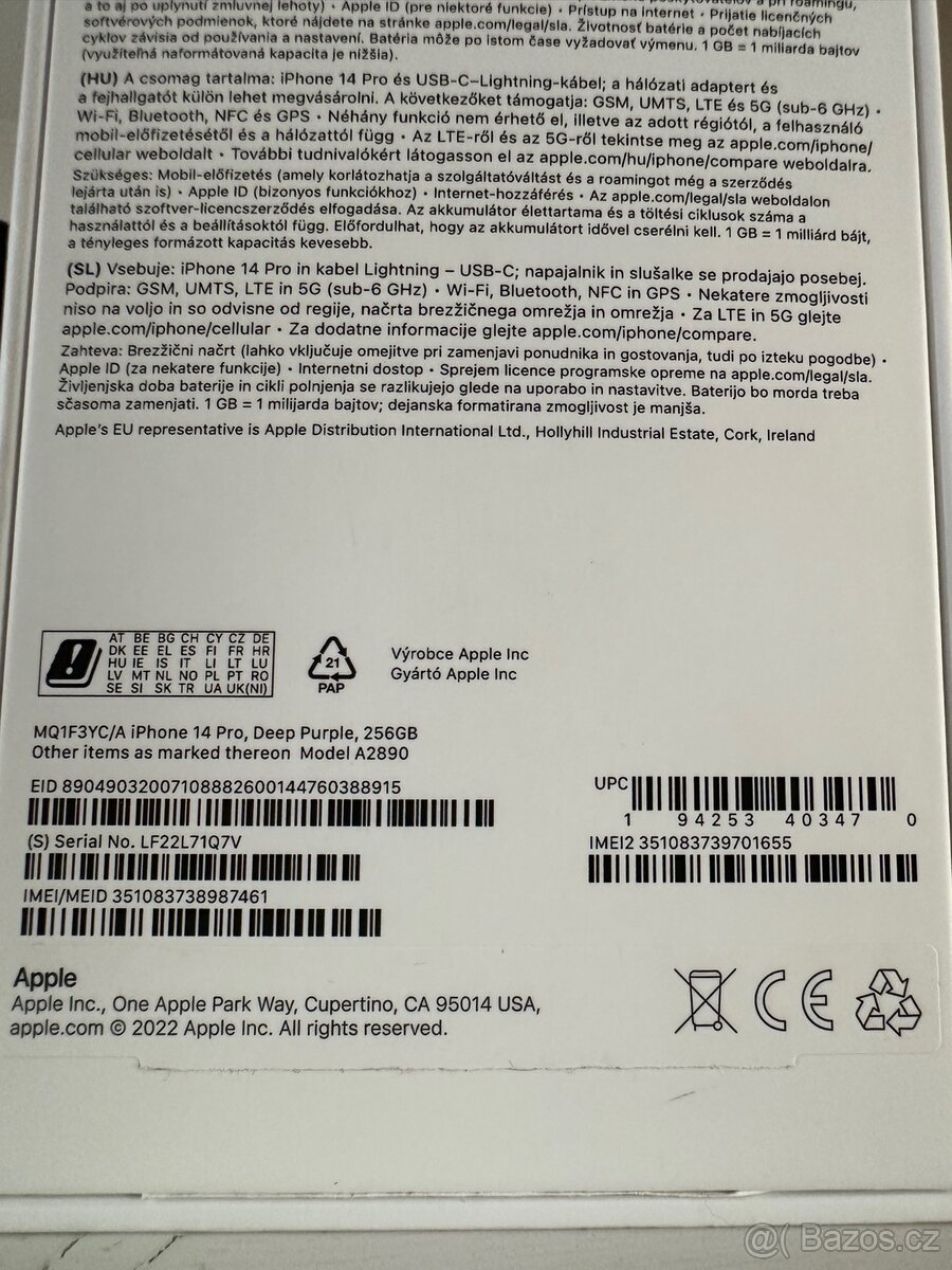 Apple iPhone 14 PRO 256 GB – Deep Purple - 6