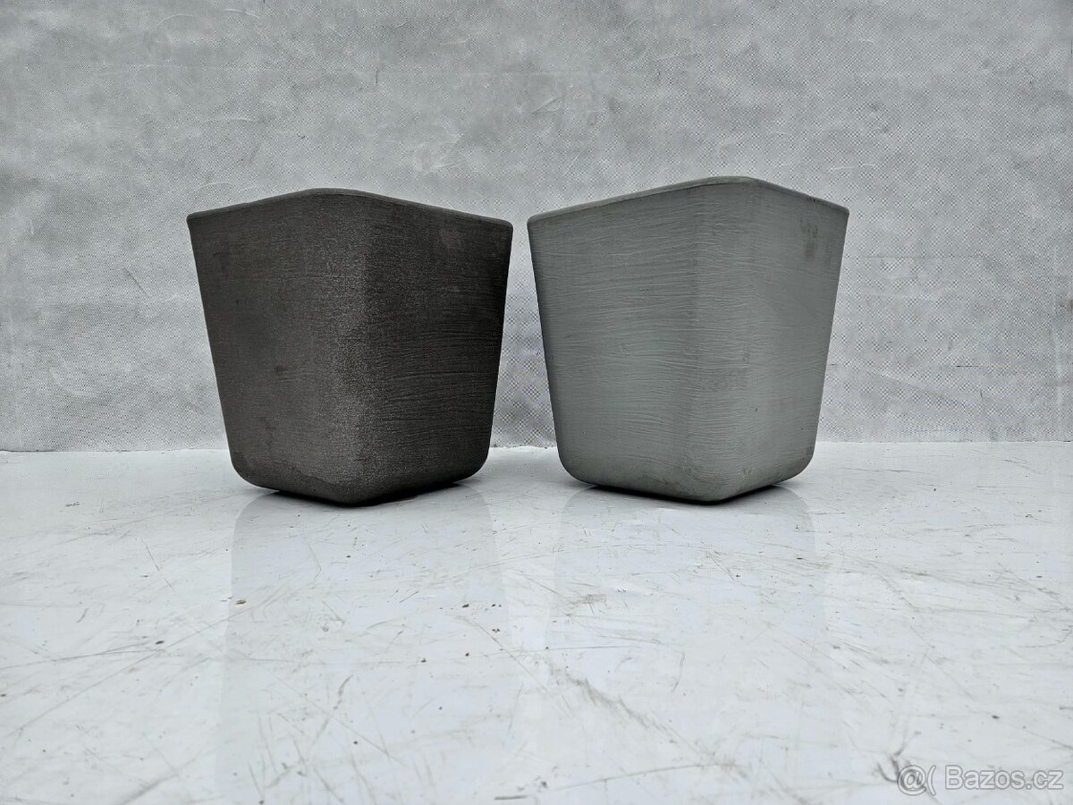 Květináče plastové venkovní, obal na květiny - 6