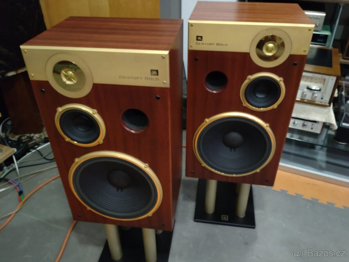 reproduktory JBL Century Gold + orig. stojany - 6