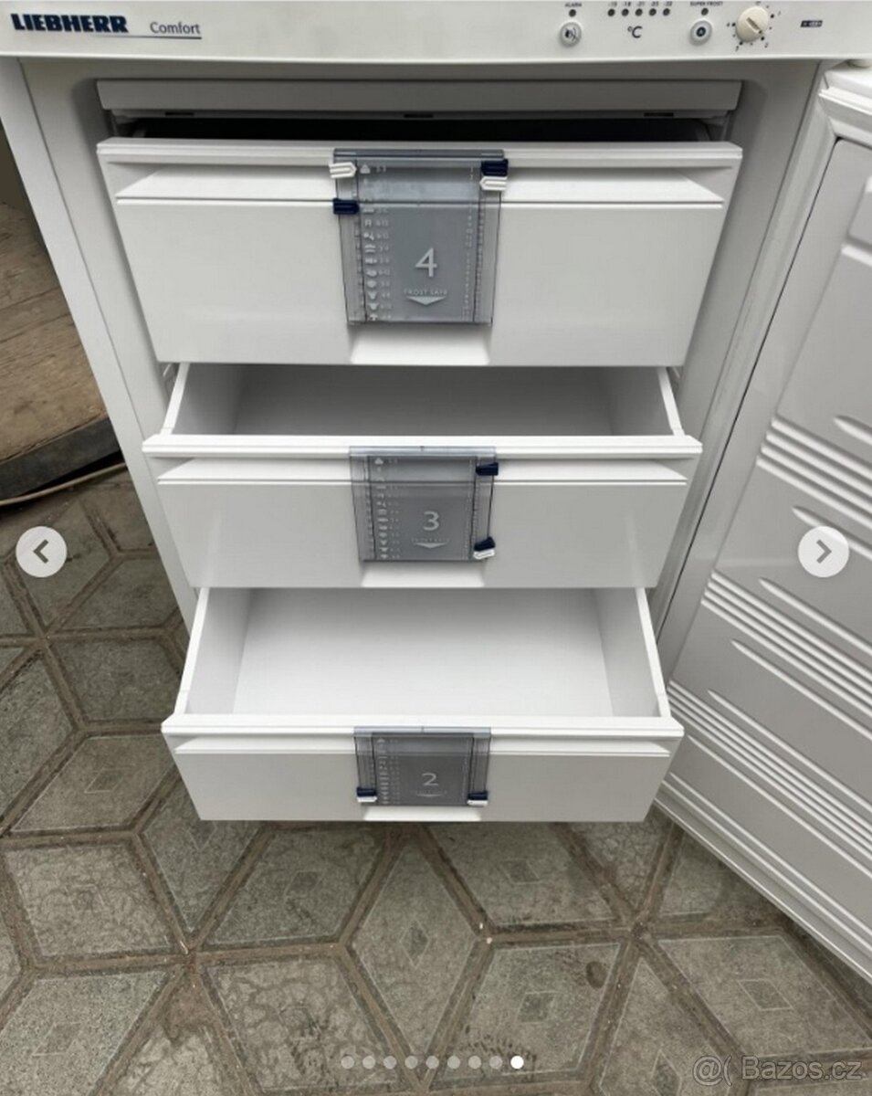 A+ TOP velký 4-šuplíkový mrazák LIEBHERR DOPRAVA - 6
