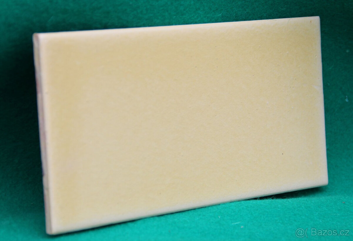 Keramické dlaždice retro 20x10 cm pískové barvy - 6