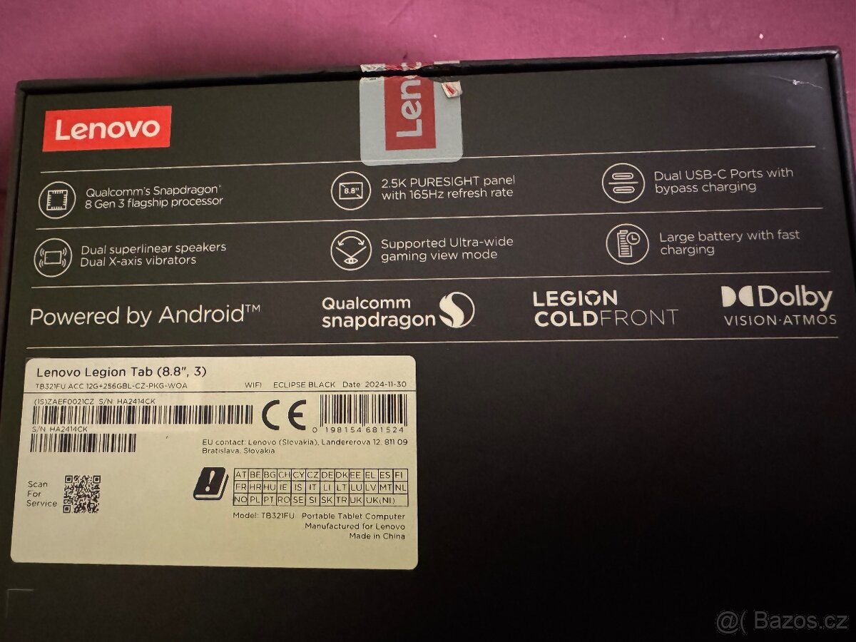 Lenovo Legion tab gen 3 zaruka - 6