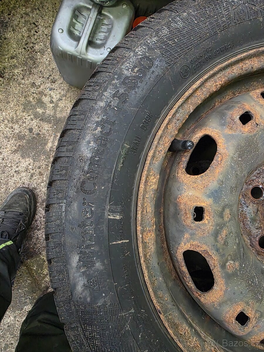 ZIMNÍ SADA 5X100 165/70R14 M+S - 6