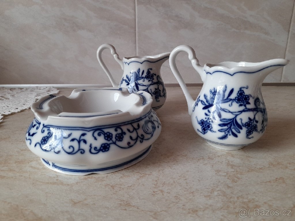 Modrý porcelán. - 6