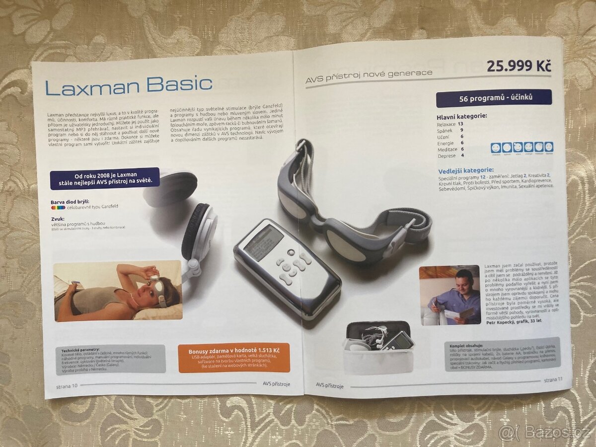 AVS přístroj Laxman Basic psychowalkman - 6