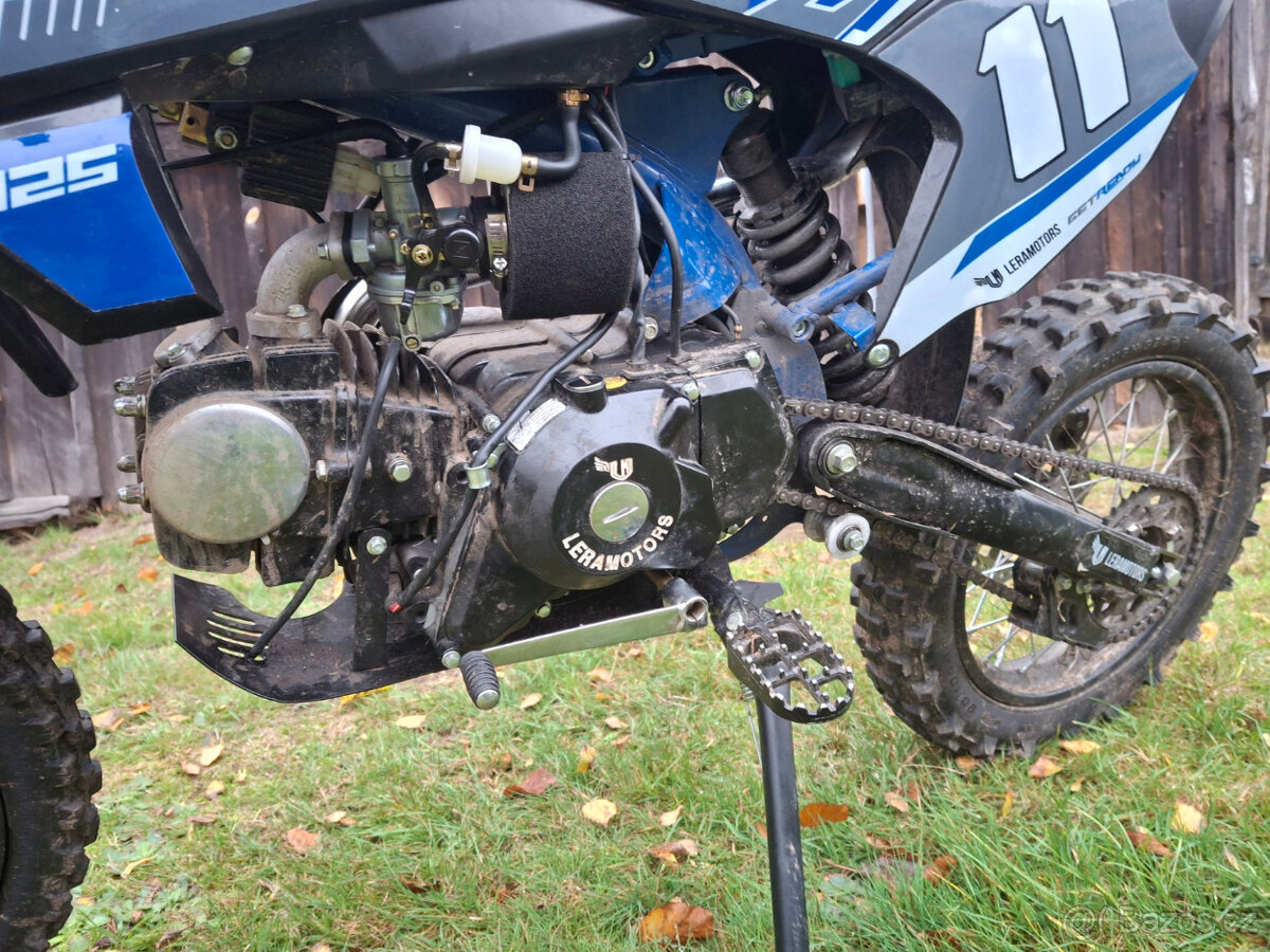 Pitbike Leramotors Shark 125ccm E-Start 4T 17/14 - nejede - 6
