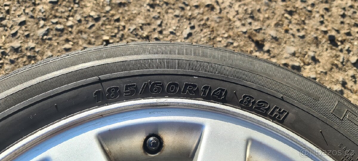 Alu disky Ford 14" + pneu 185/60/R14 - 6