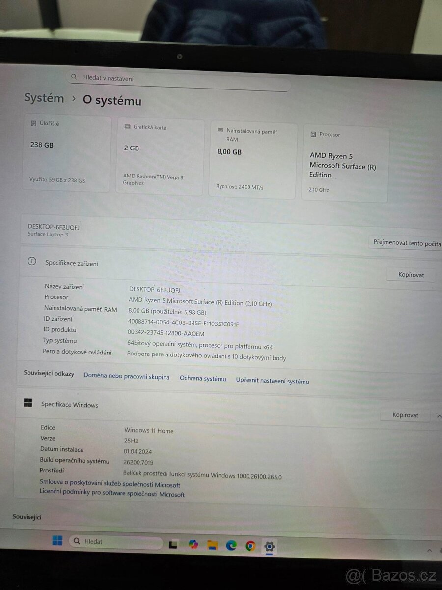 Notebook Microsoft Surface Laptop 3 - 6