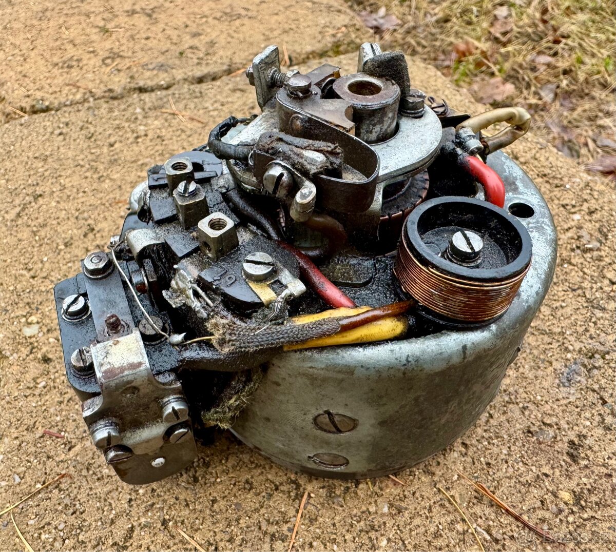 Jawa 250 perak, pulbuben - zapalování - 6