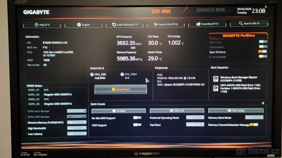 GIGABYTE B760M GAMING X AX - 6