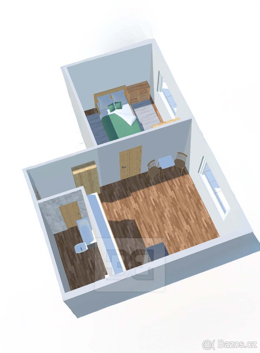 Vybavený byt 2+kk k pronájmu v Karlových Varech - Drahovicí - 6