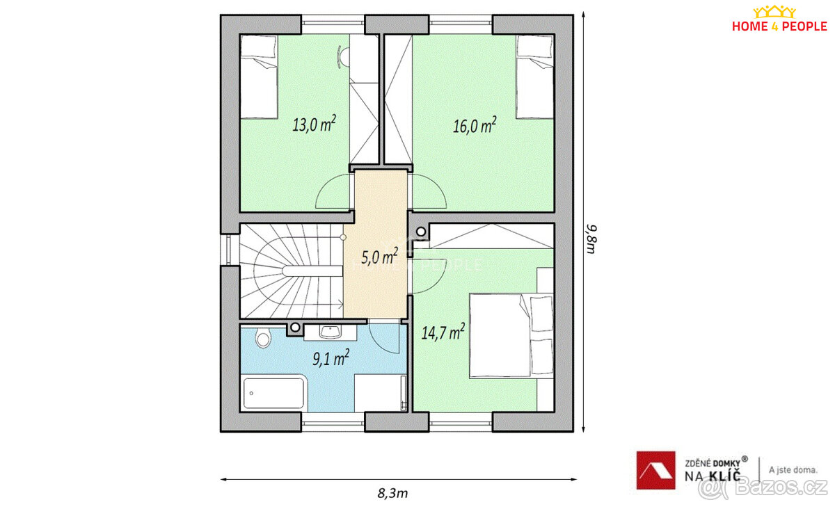 Nízkoenergetický patrový RD 4+kk v Machové u Otrokovic - 6