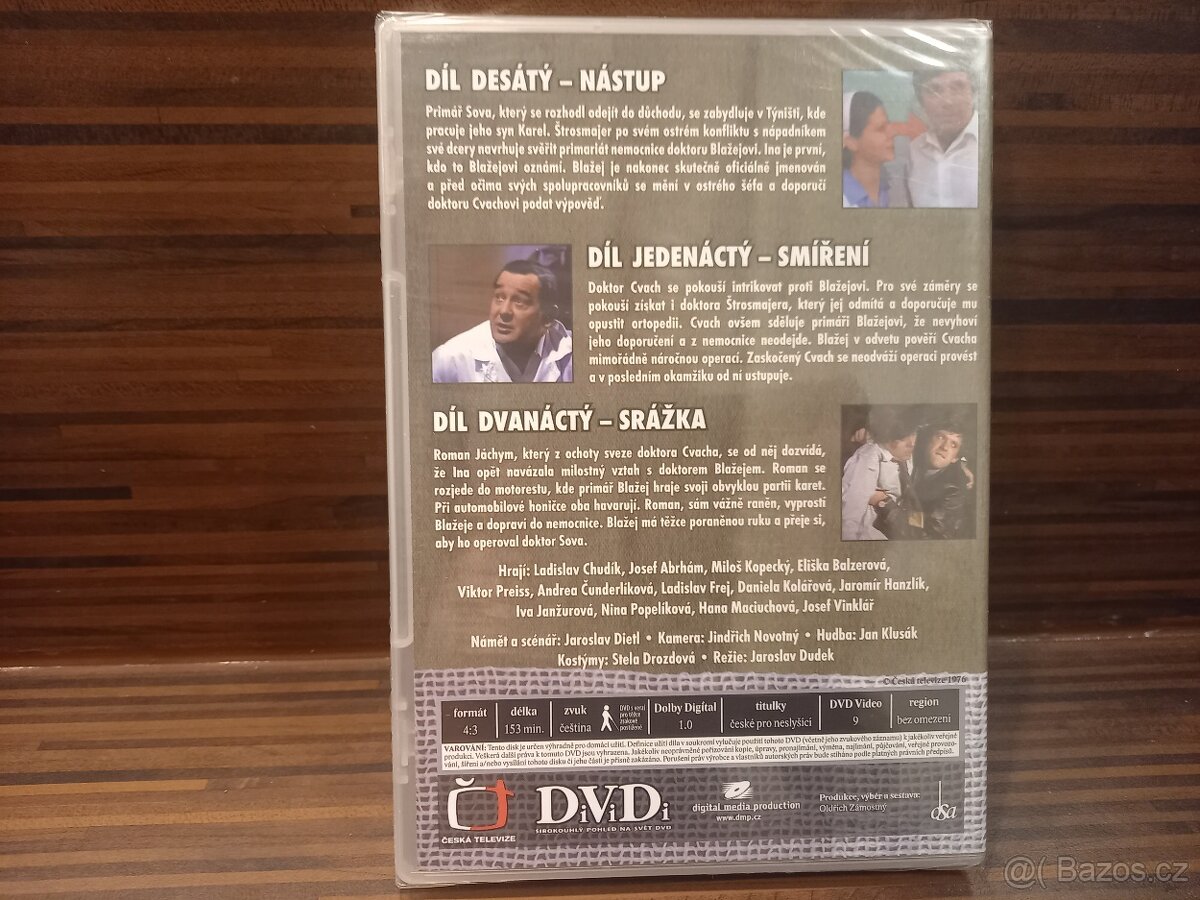 DVD Nemocnice na kraji města díly 3,4,6,7 z kolekce - 6
