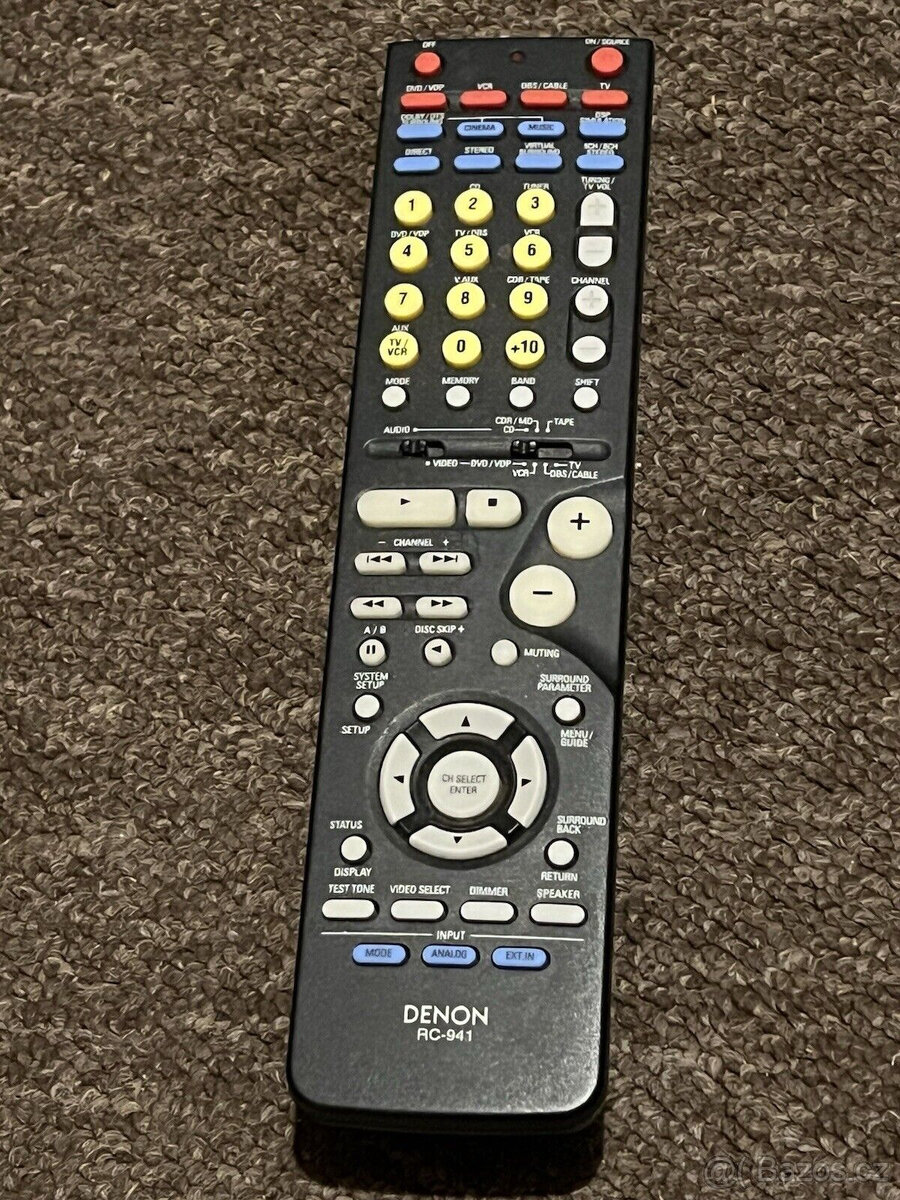 Denon AVR-1604 Titan AV receiver 6.1 x 110 W, DO, návod - 6