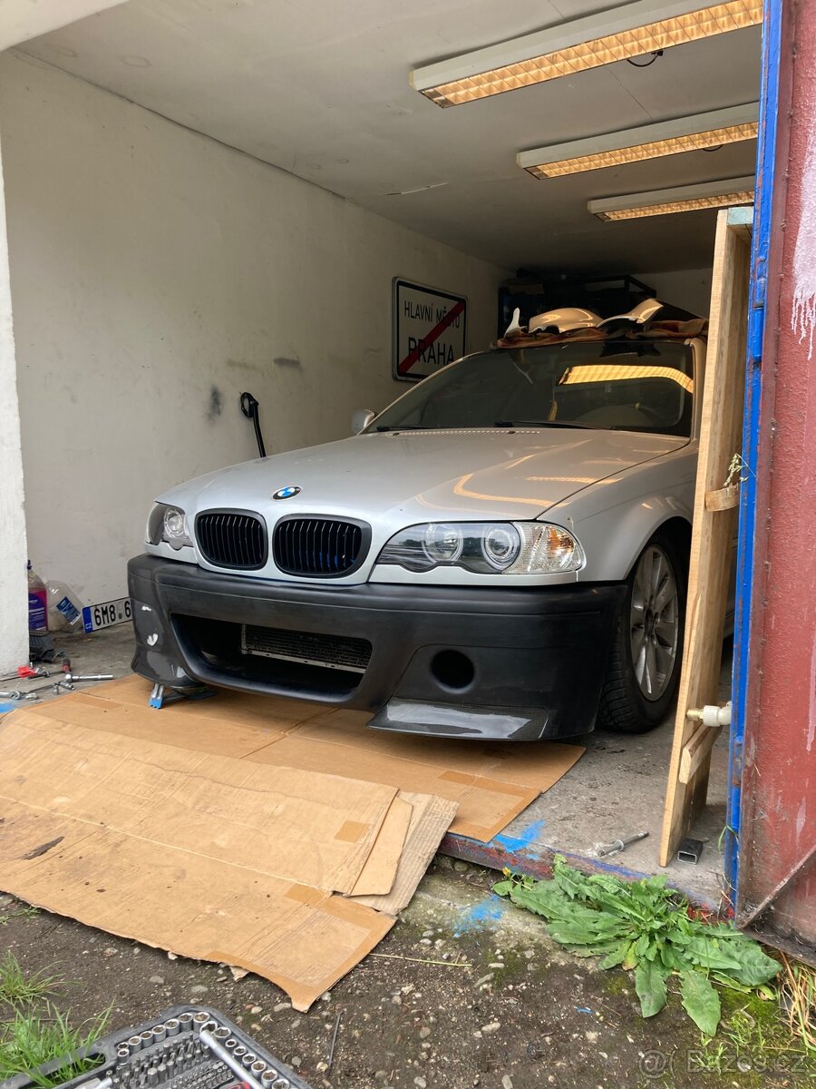 E46 m3 csl carbon nárazník - 6