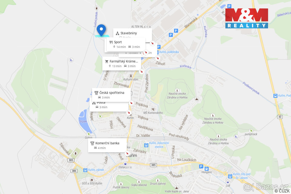 Prodej pole 4185 m², Kuřim - 6