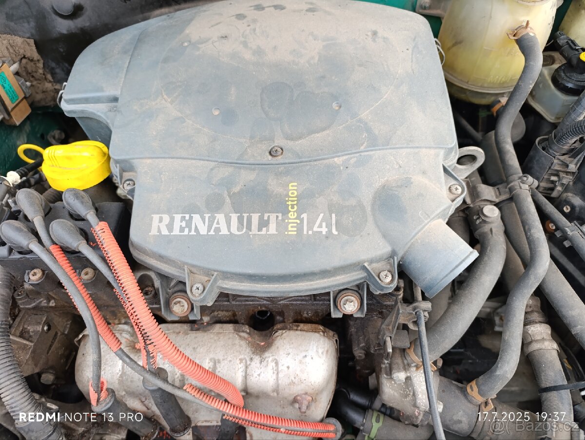 Prodám veškeré díly z vozu Renault Clio 2 1.4i 55Kw - 6