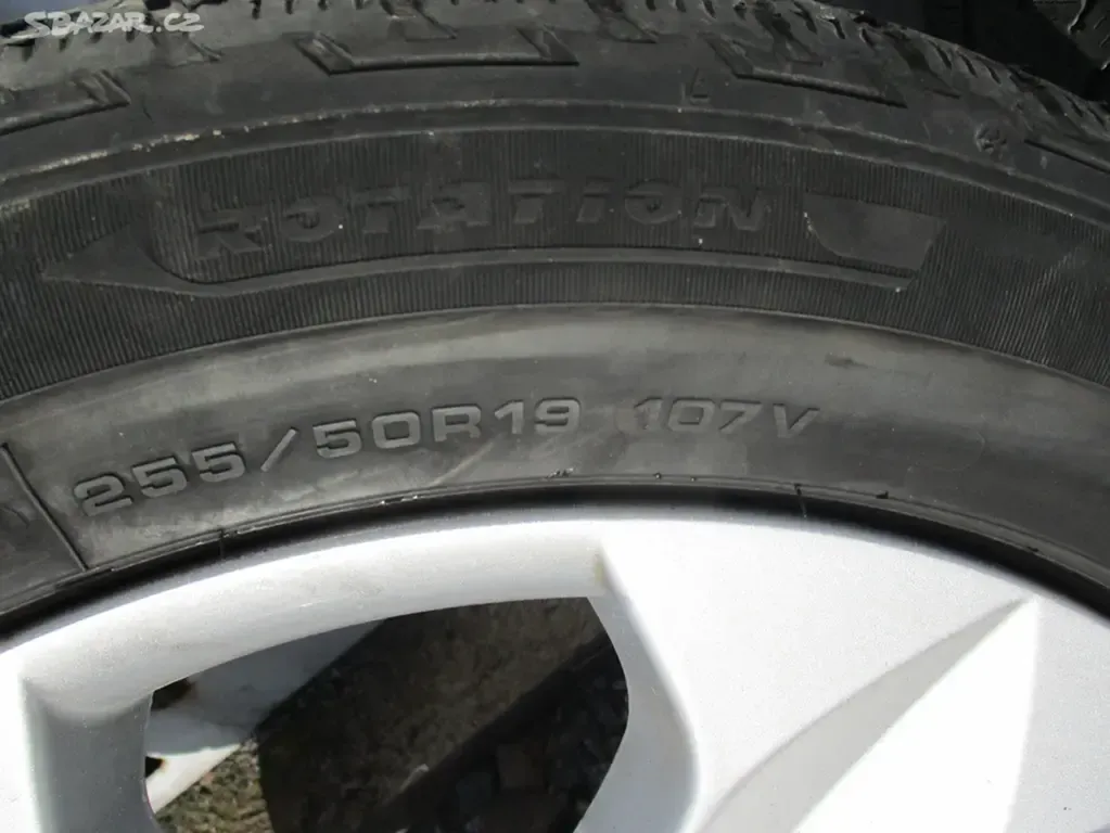 ALU kola BMW X6 9X19 ET 18+48 s pneu 255/50 R19 - 6