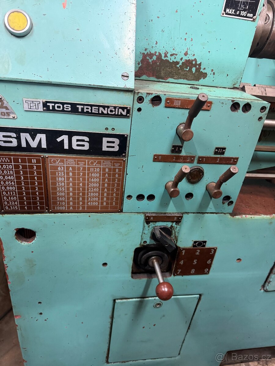 Soustruh SM 16 B - 6