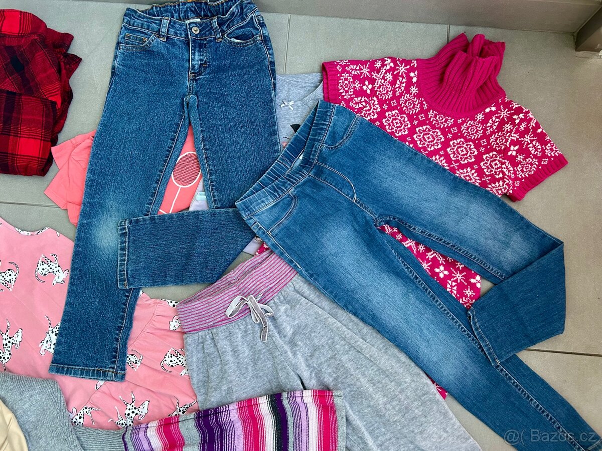 Set dívčího oblečení vel 122 - 128 -134 - 6