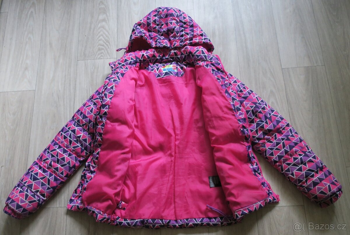 Zimní dívčí bunda zn. Lewro vel. 152-158 - 6