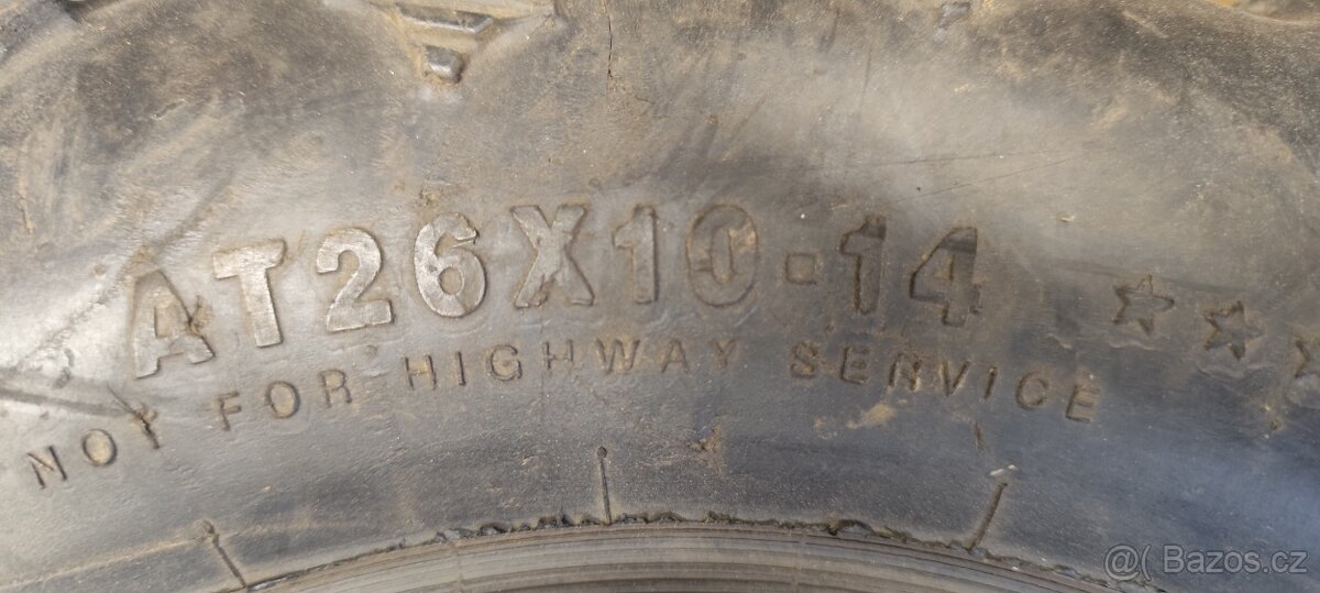 Pneu 14 can am Polaris cf moto atd - 6