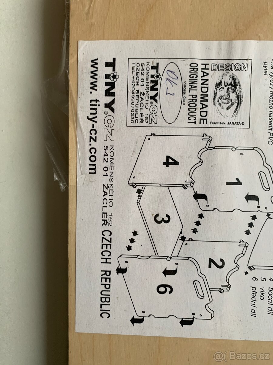 Nový dřevěný koš / box na hračky - 6