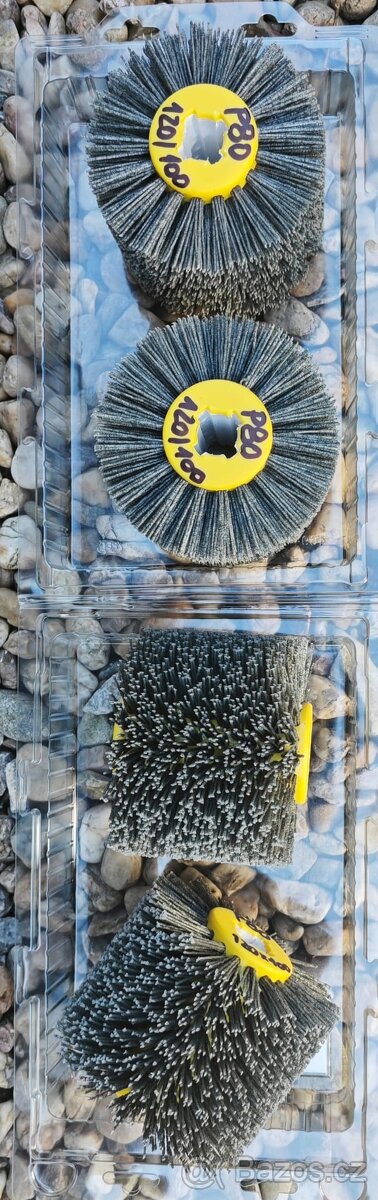 Prodám nylonový brusný kartáč 120x100, P80 - 6