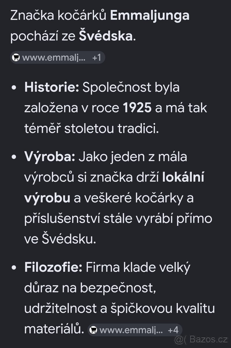 Emmaljunga elegantní klasika, 2x korba - 6
