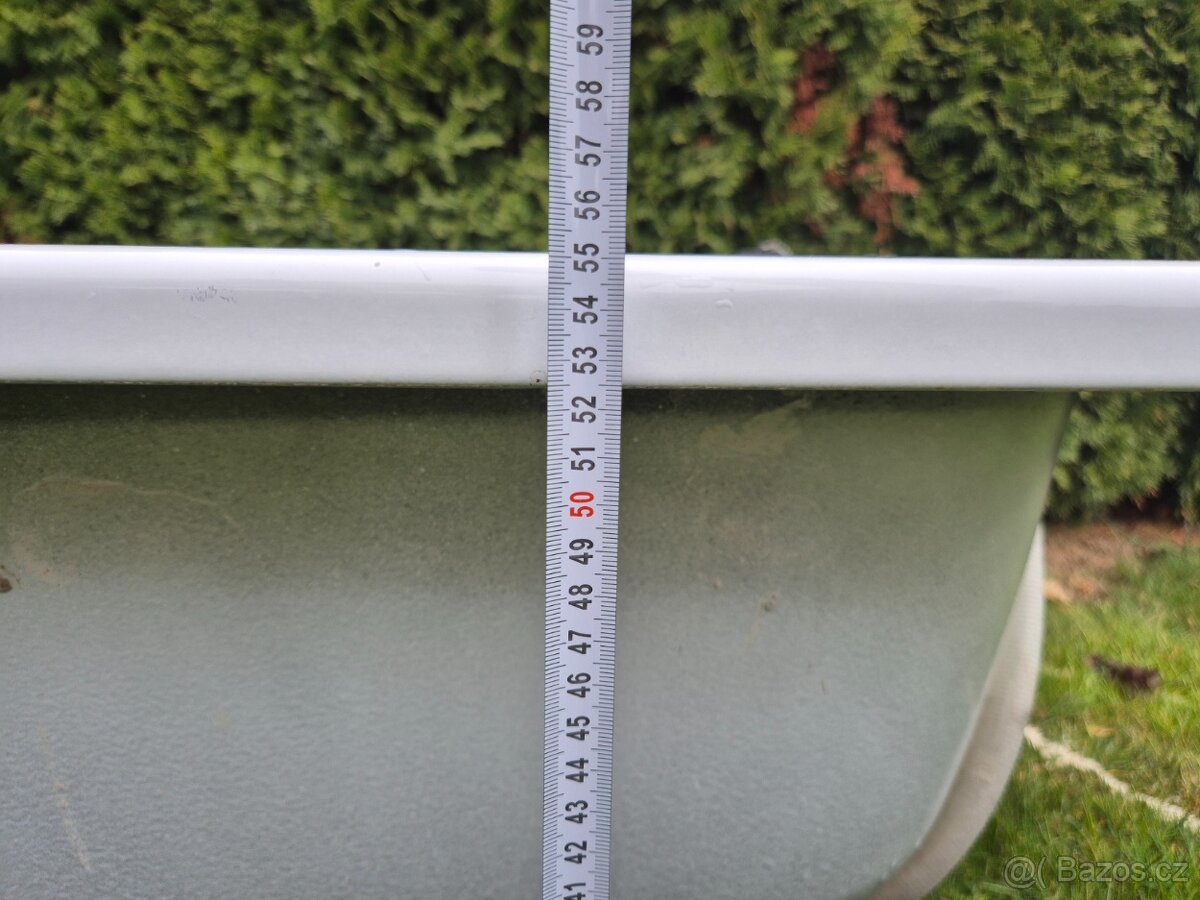 Plechová vana 160x70 s nožičkami - 6