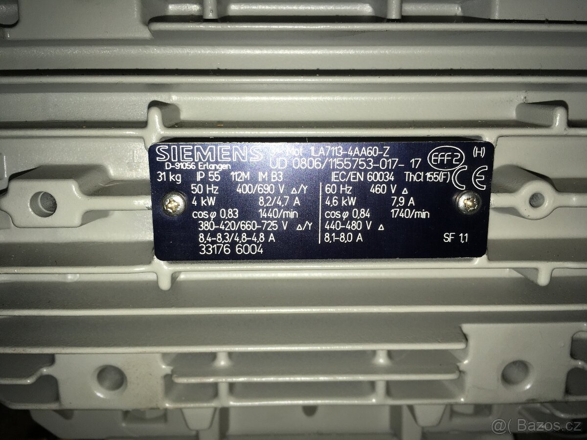 Elektromotory Siemens a Techtopp vhodné na cirkulárku - 6