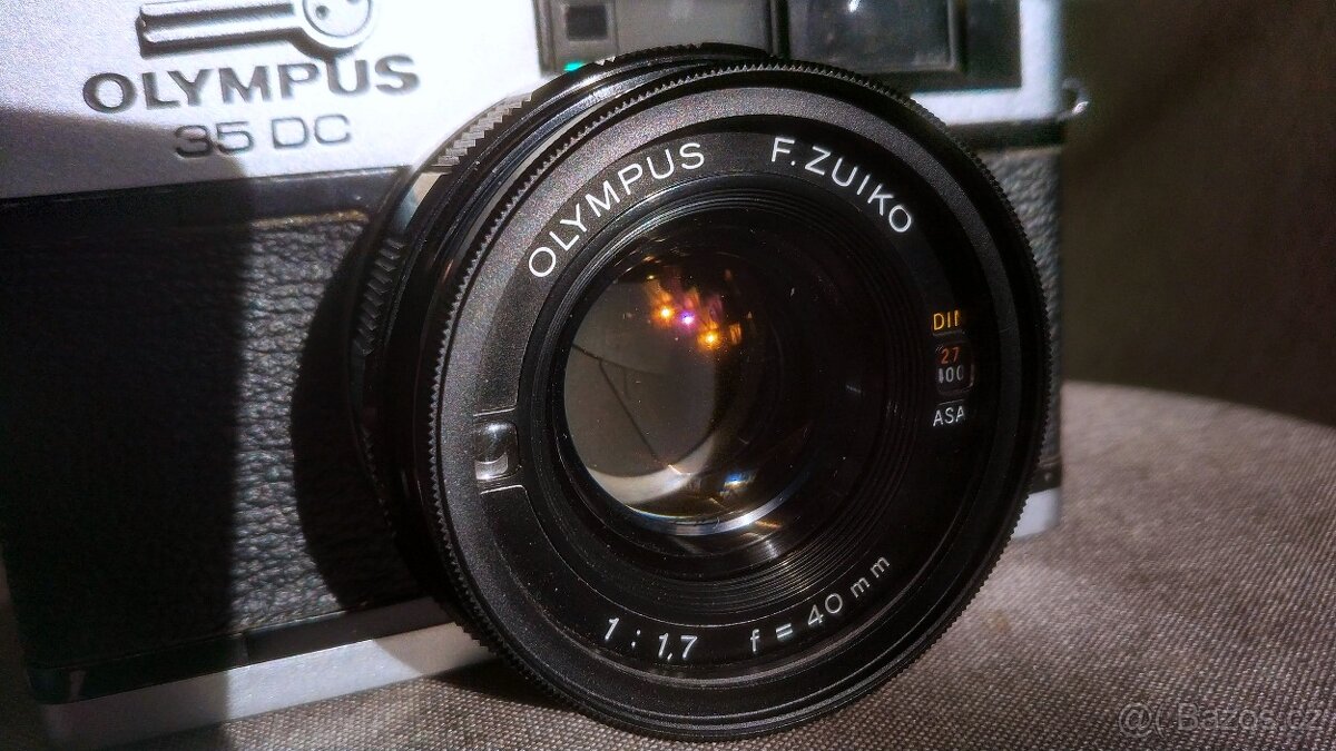 Olympus 35 DC 40mm f1.7 fotoaparát Nové bateie - 6