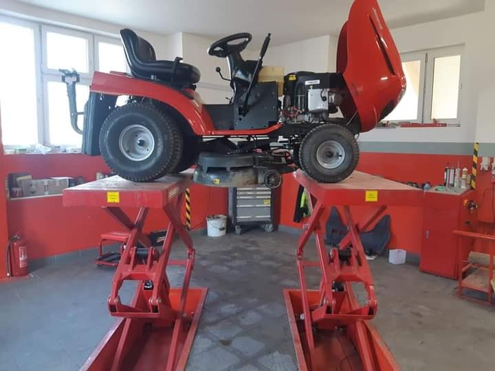 Zapuštěný nůžkový zvedák, 3,5t - 6