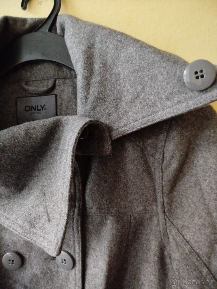 Dámský vlněný kabát/ bunda, velikost M - 6