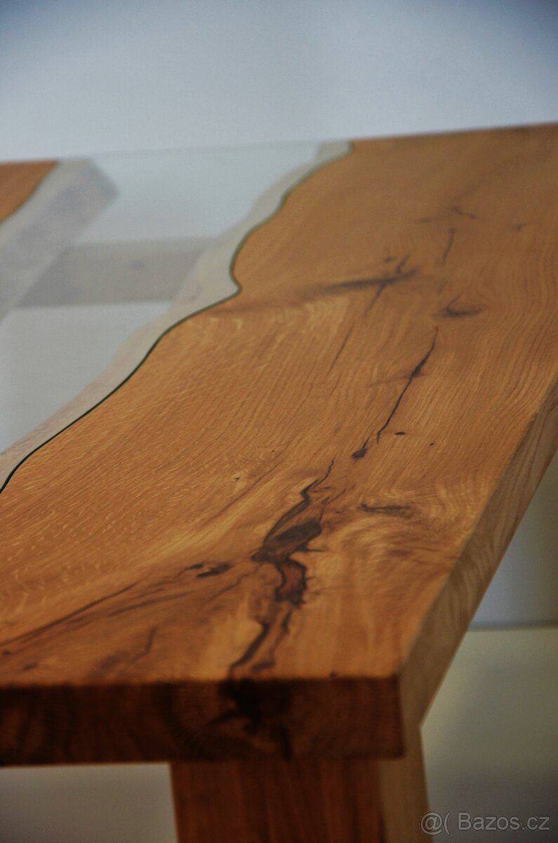 NOVÝ Konferenční stůl - dub - 6