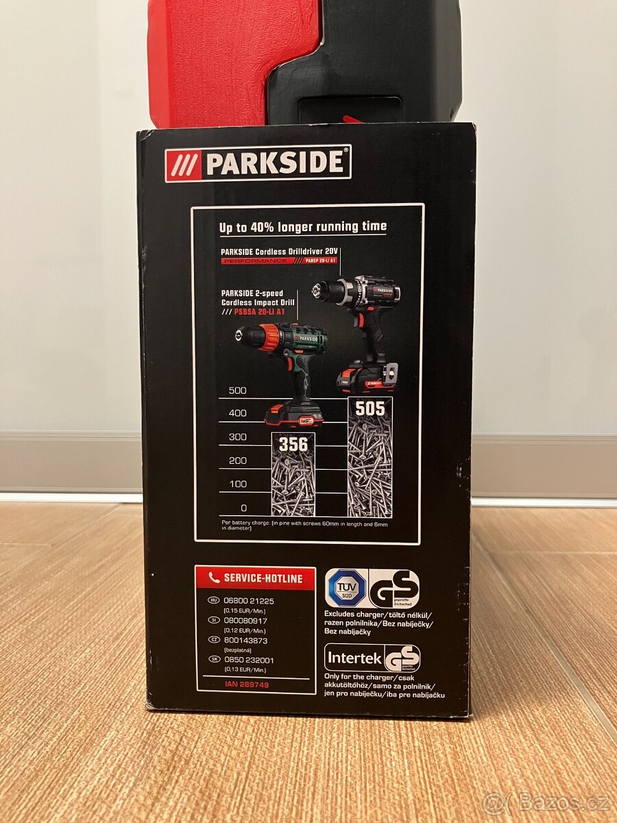 Aku vrtací šroubovák Parkside Performance - 6