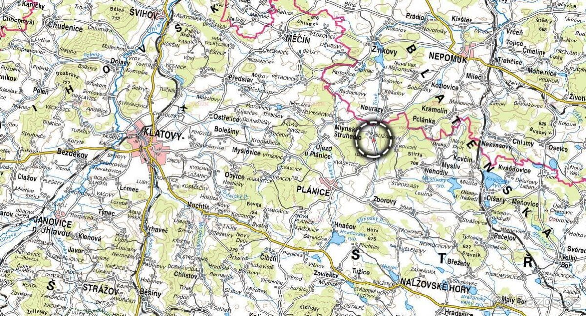 Pozemek, bydlení, prodej, Bližanovy, Plánice, Klatovy - 6