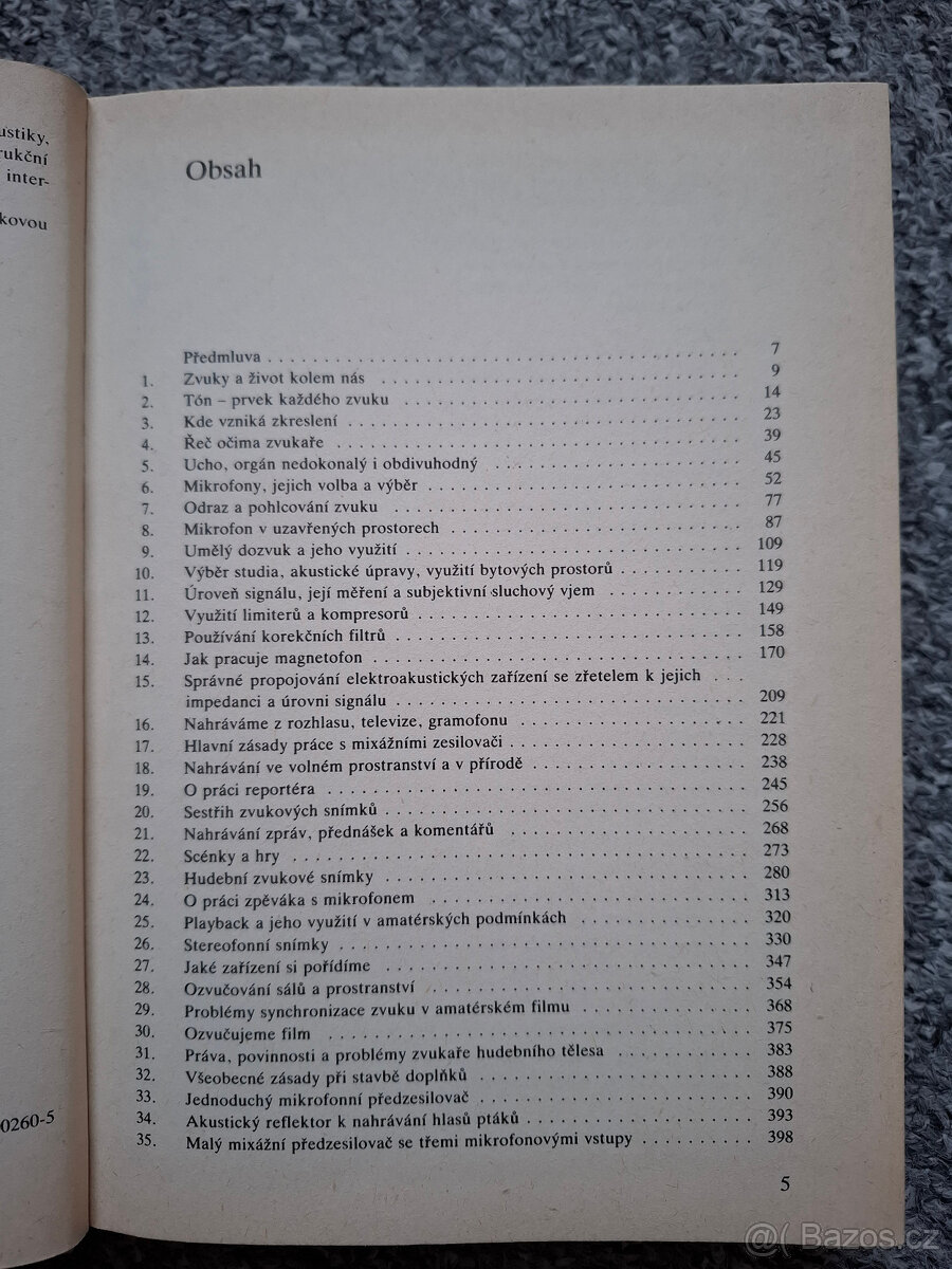 Televizní technika, Příručka zvukaře a fonoamatéra - 6