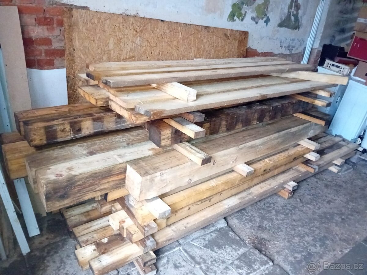 Prkna,fošny,trámy,levně - 6