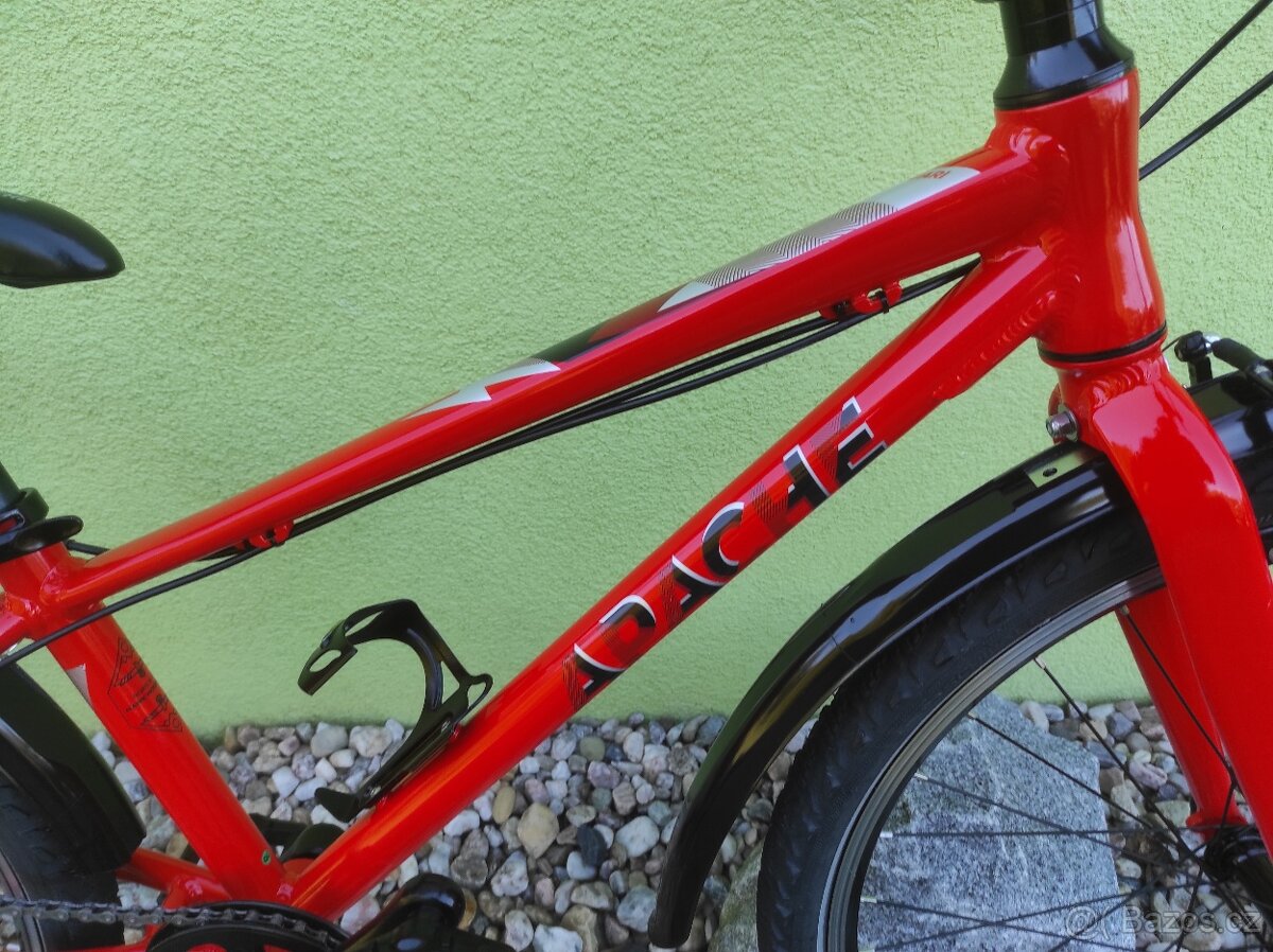 Značkové dětské kolo Apache Tuari 24" (červená) - 6